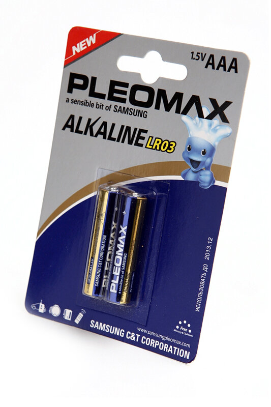 PLEOMAX Батарейка PLEOMAX LR03 BL2, 2шт