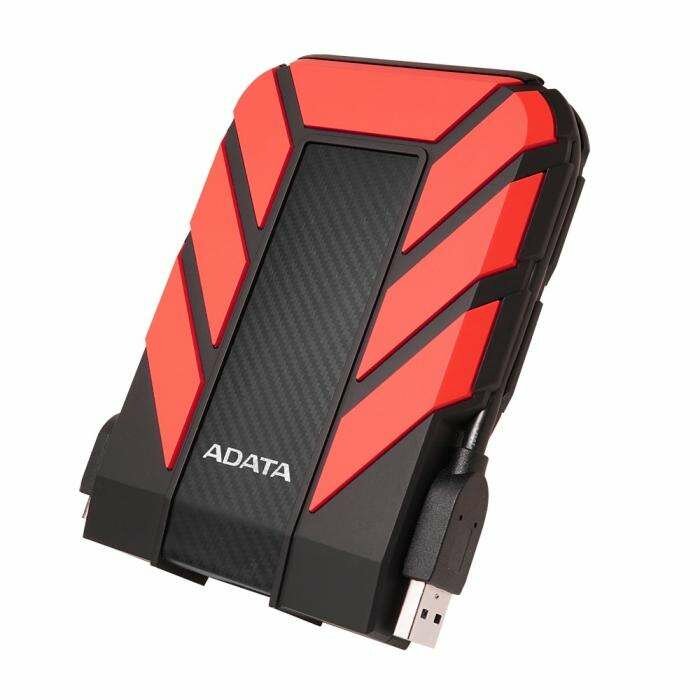 2.5" 2TB ADATA HD710 Pro [AHD710P-2TU31-CRD] USB 3.1, IP68, Shock Sensor, Red, Retail