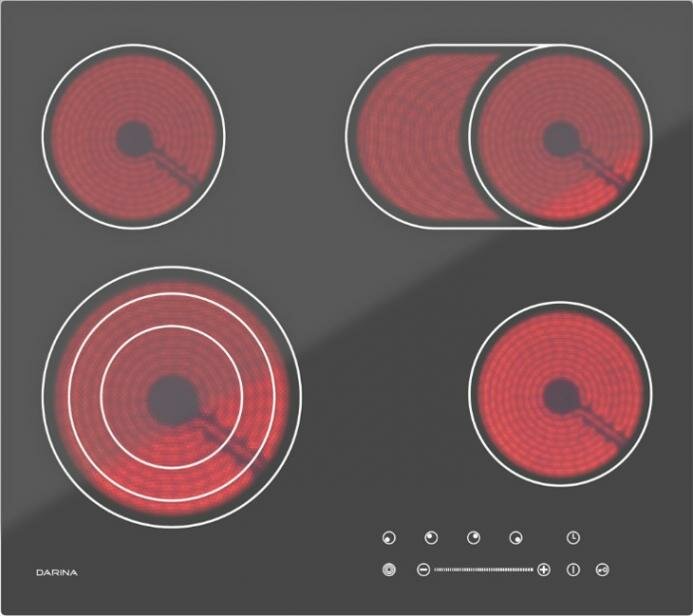 Darina Электрическая варочная панель DARINA 4P E329 B