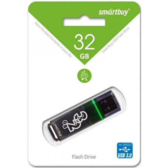 USB флешка Smartbuy 32Gb Glossy dark grey USB 3.0