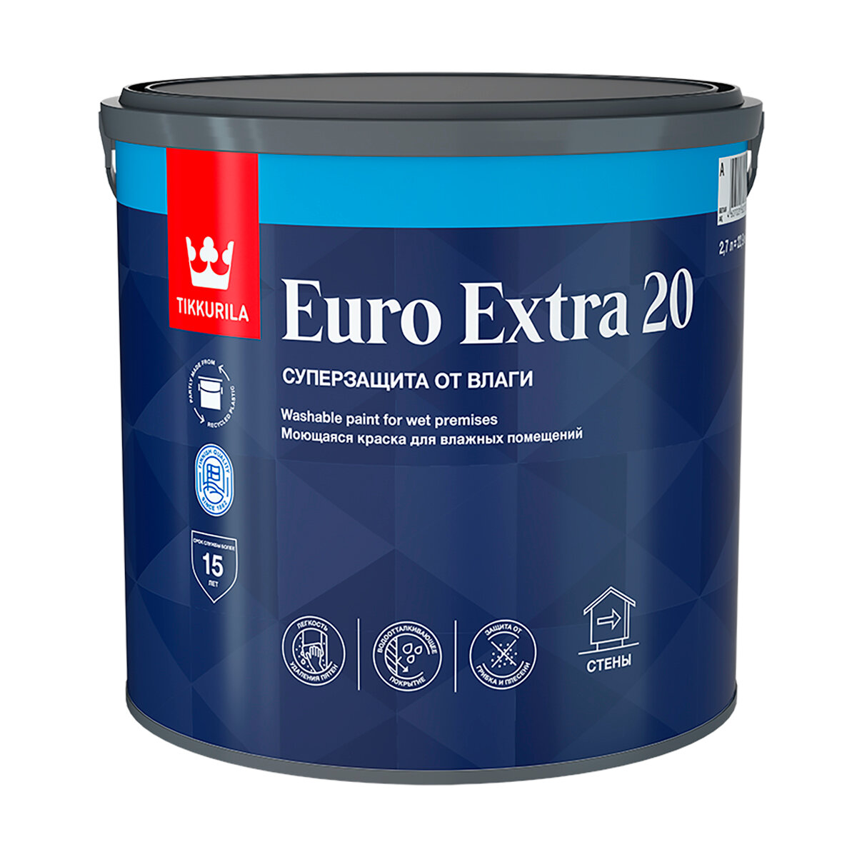 Краска акриловая Tikkurila Euro Extra 20