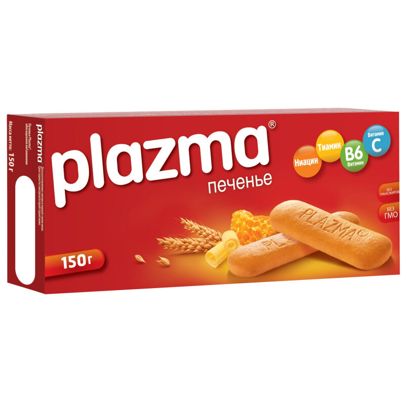 Печенье Plazma, 150г - фотография № 1