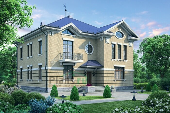 Проект дома Plans-37-47 (313 кв.м, кирпич) - фотография № 1