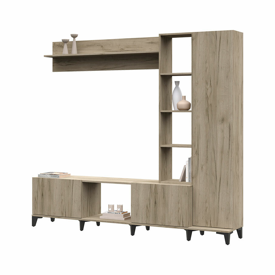 фото Гостиная Аурелия дуб крафт серый снято С ПРО-ВА шт