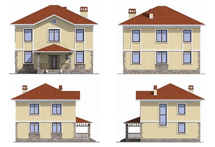 Проект дома Plans-65-19 (173 кв.м, газобетон) - фотография № 3