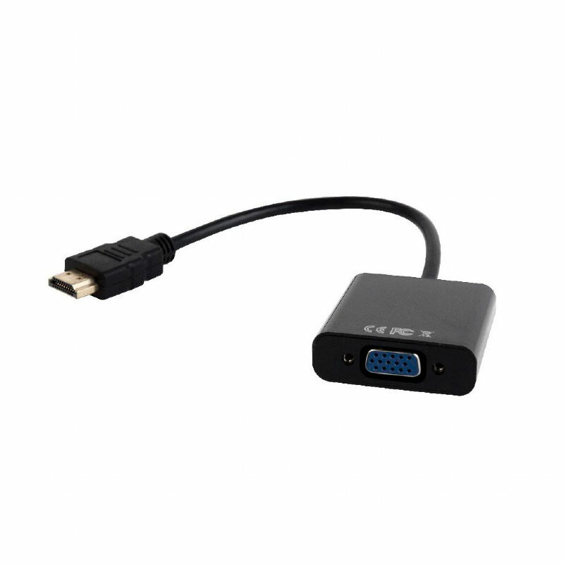 Аксессуар Gembird Cablexpert HDMI-VGA 19M/15F + 3.5Jack A-HDMI-VGA-03