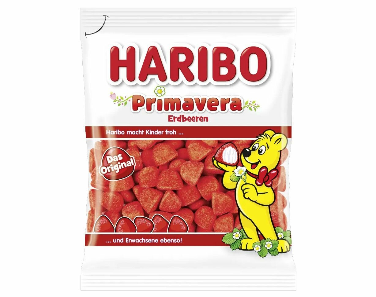 Мармелад жевательный HARIBO Клубника Примавера Primavera 100 г