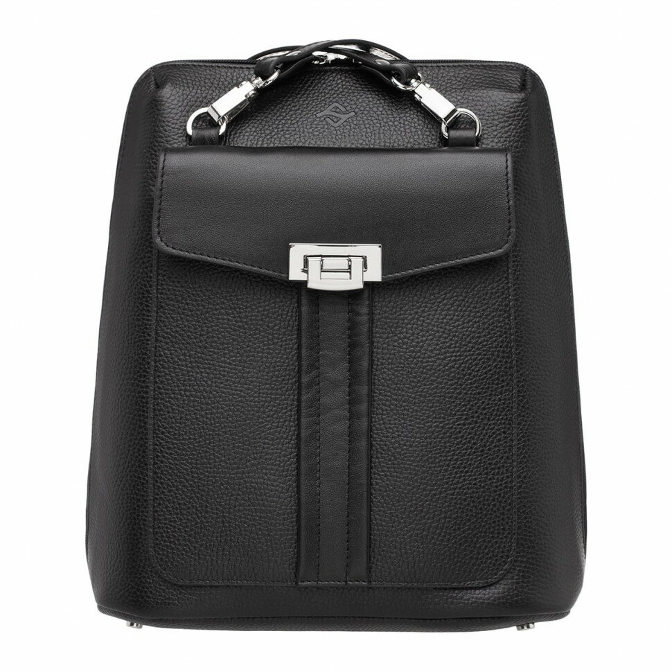 Женский кожаный рюкзак-трансформер Lakestone Penrose Black 914568/BL