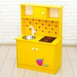 Игровая мебель «Кухонный гарнитур: Клубничка», цвет жёлтый - изображение