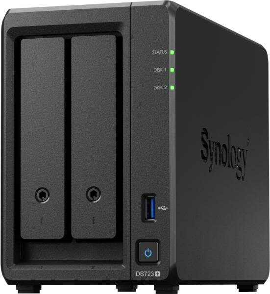 Сетевое хранилище Synology DS723+ черный