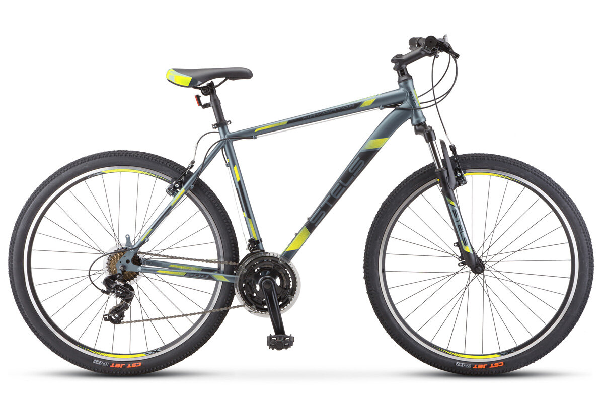 Горный (MTB) велосипед STELS Navigator 900 V 29 F020 (2022) рама 19 Серый/желтый