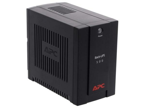 Источник бесперебойного питания APC Back-UPS 500VA 500VA Черный