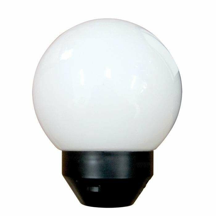 фото Светильник НТУ 06-40-01 "Шар" d160 Г IP55 опал ПММА /корпус черный Элетех 1030480082 (2шт.в упак.)