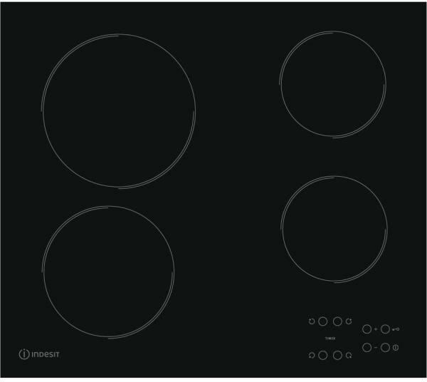 Варочная панель электрическая Indesit RI 161 C черный