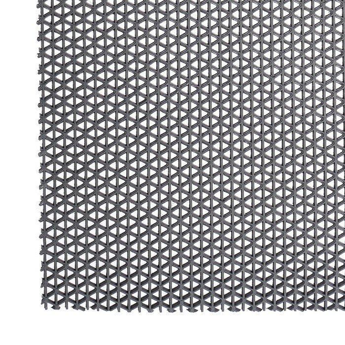 Покрытие ковровое против скольжения «Зиг-заг», 0,9×10 м, цвет чёрный - фотография № 4