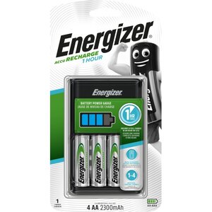 Зарядное устройство Energizer 1 Hour Charger + 4AA 2300 mAh