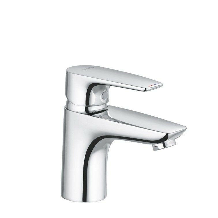 Смеситель для раковины Kludi Pure&Solid 75, гладкий, хром 340280575