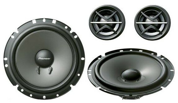 Колонки автомобильные Pioneer TS-170CI (без решетки) 170Вт 89дБ 4Ом 16.5см (6 1/2дюйм) компонентные двухполосные