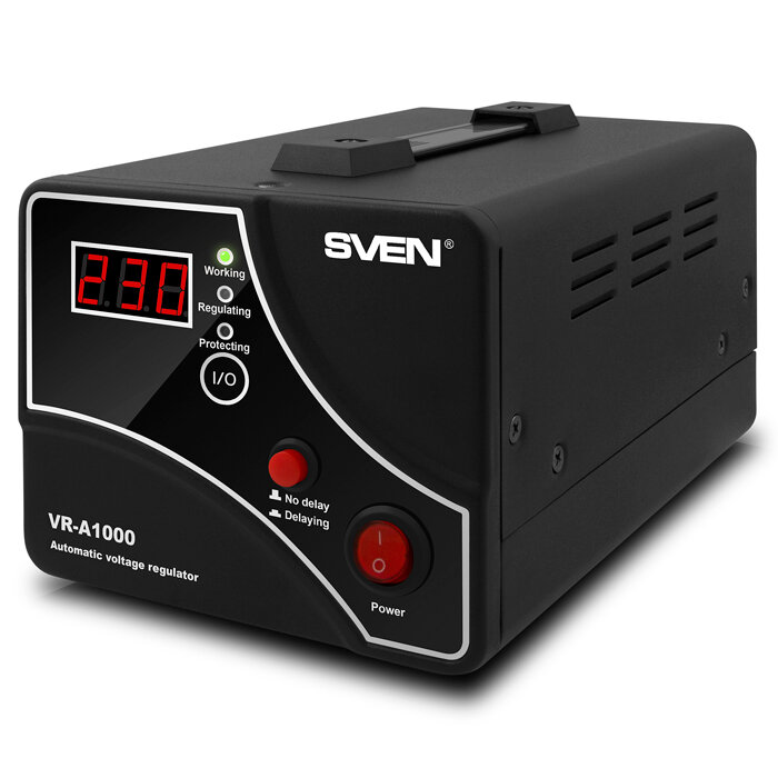Стабилизатор напряжения однофазный SVEN VR-A1000 (0.6 кВт)
