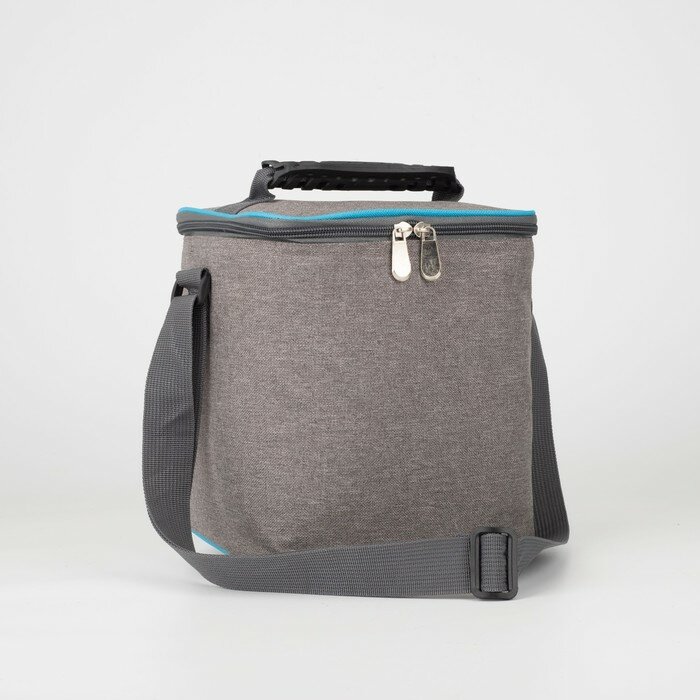 Термосумка на молнии 6,5 л, цвет серый./В упаковке шт: 1