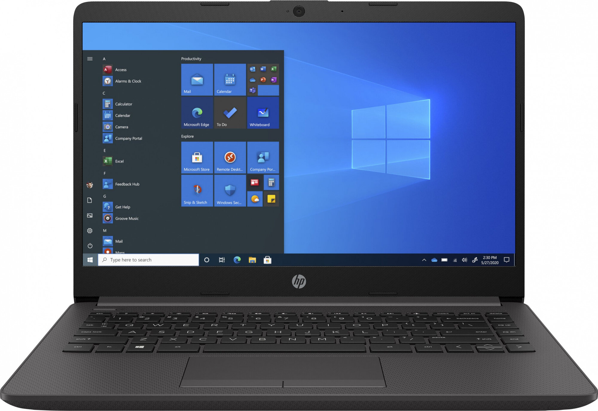 HP Ноутбук HP 240 G8 Core i5 1035G1 8Gb SSD256Gb Intel UHD Graphics 14" IPS FHD (1920x1080) Windows 10 Home 64 black WiFi BT Cam (43W62EA)