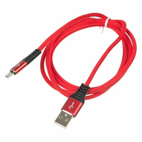 Кабель Digma USB A(m) micro USB B (m) 1.2 м. красный