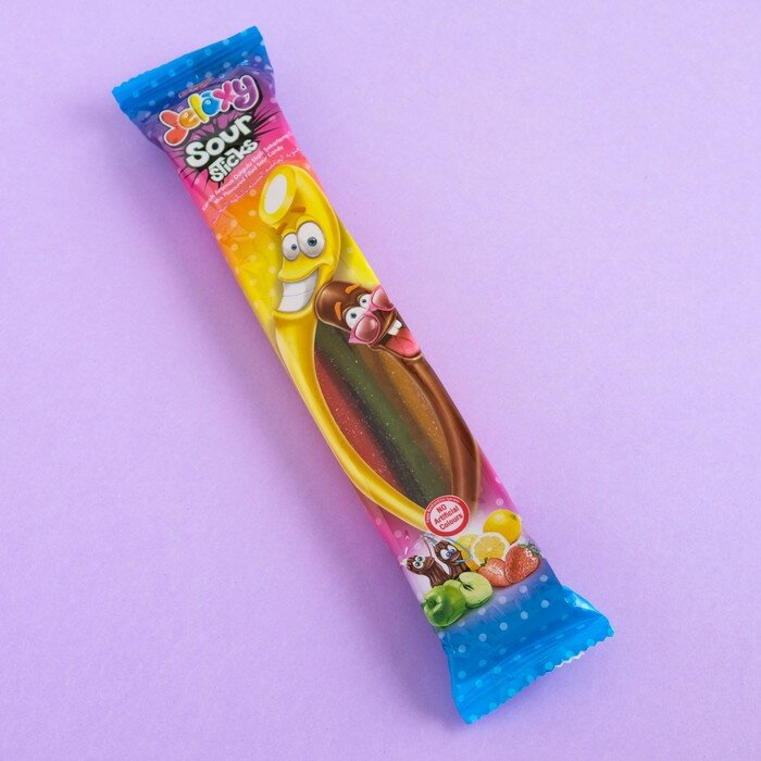 Мармеладные палочки Jelaxy Sour Stick Mix микс вкусов кисло-сладкие, 35 г - фотография № 1