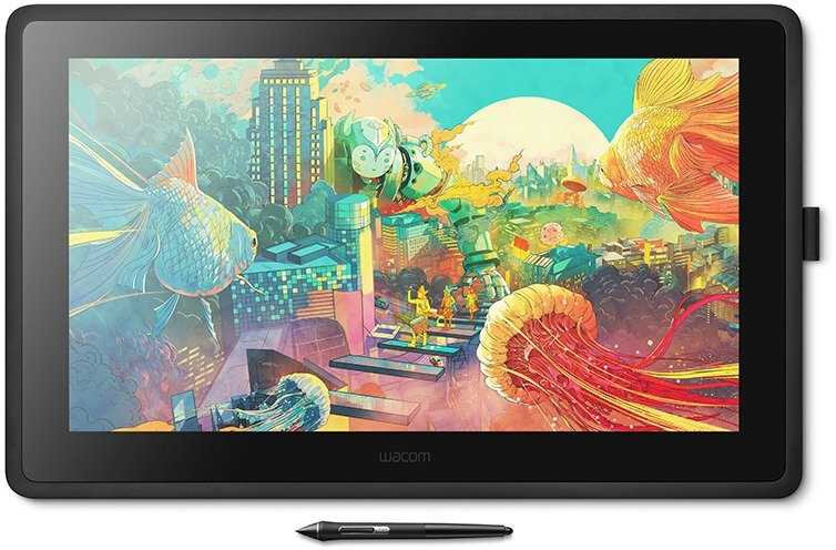 Графический планшет-монитор Wacom Cintiq 22 LED HDMI черный