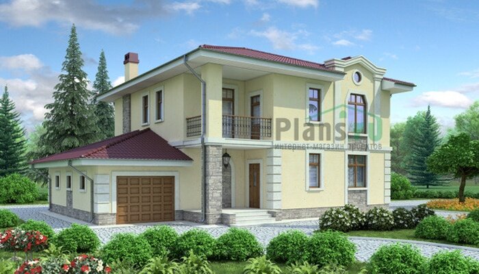 Проект дома Plans-71-23 (238 кв.м, кирпич) - фотография № 1