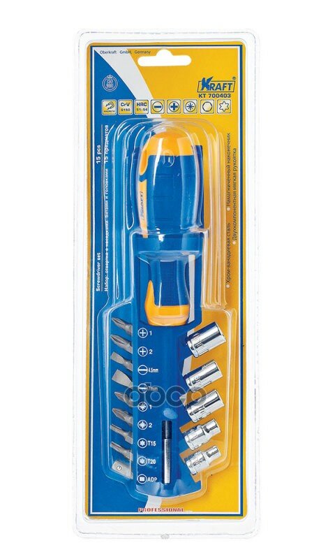 Отвертка реверсивная Kraft - фото №1