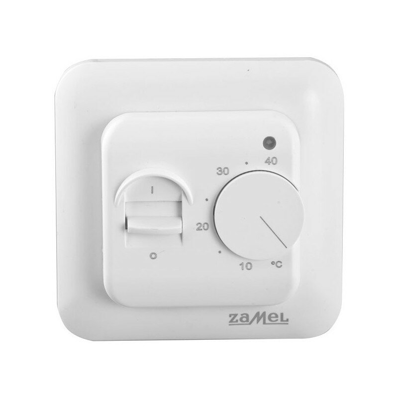 фото Zamel Терморегулятор встраиваемый, механический, 14А