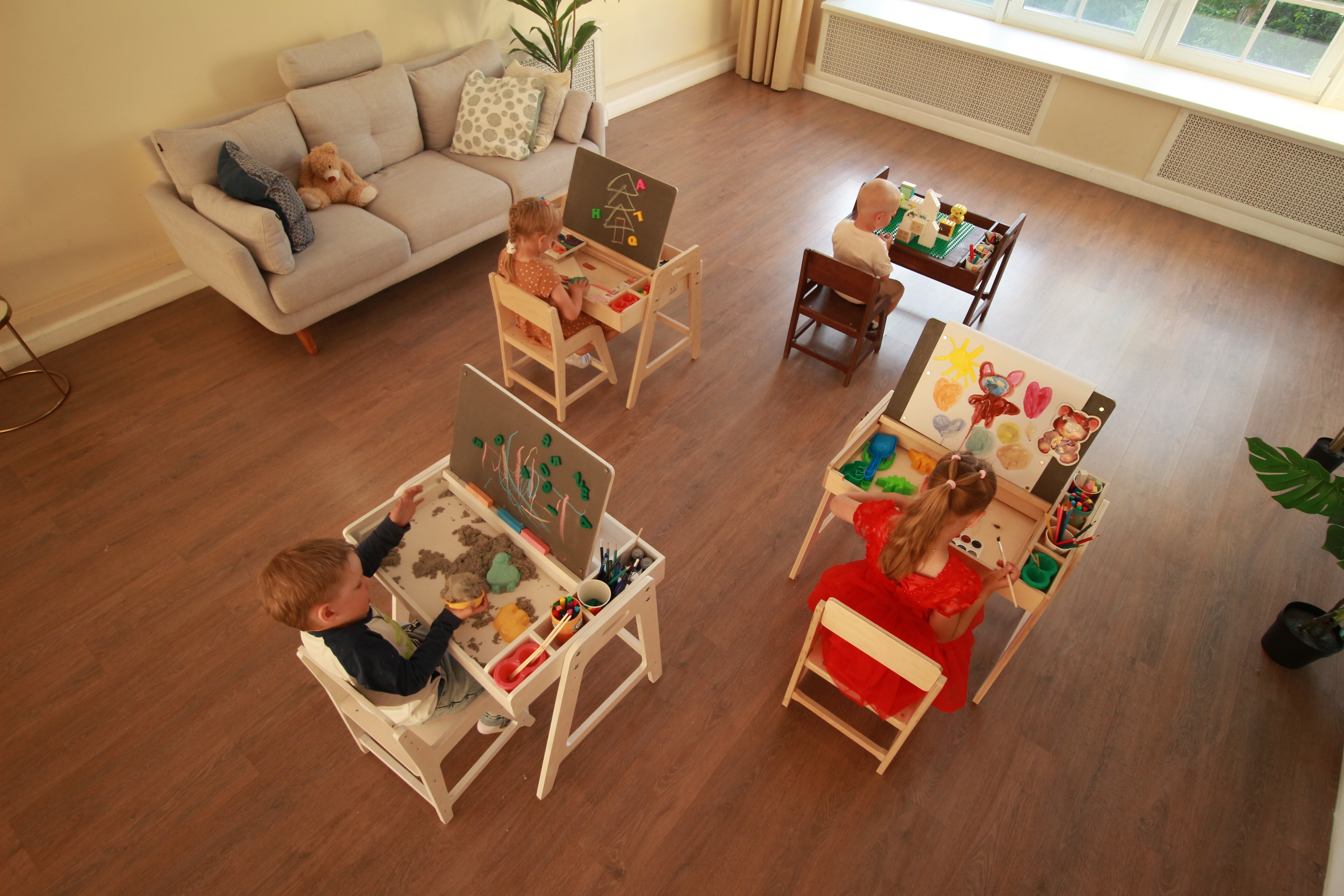 Детский стол и стул AOKIDS мебель-трансформер - фотография № 10