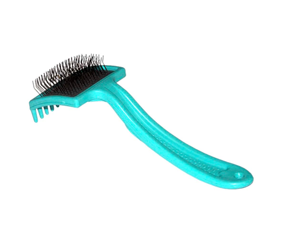 фото Пуходерка для кошек и собак Зооник пластик без капли средняя средней жесткости 07234