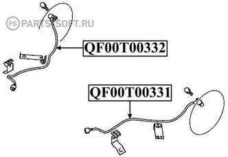 QUATTRO FRENI QF00T00332 Датчик ABS