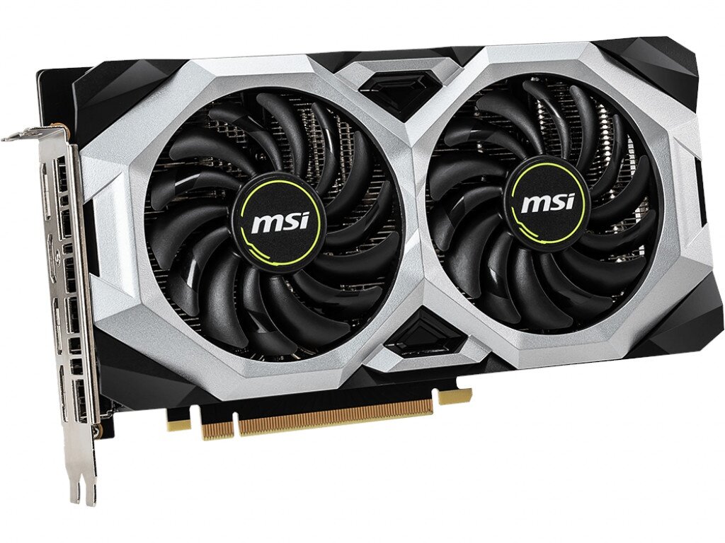 Видеокарта MSI GeForce RTX 2060 1680Mhz PCI-E 3.0 8192Mb 14000Mhz 256 bit HDMI 3xDP RTX 2060 SUPER VENTUS OC 8GB RU OEM