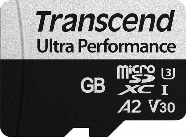 Карта памяти Transcend 128GB UHS-I U3 microSD w/ adapter A2 Ultra Performance TS128GUSD340S