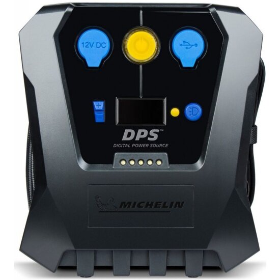 Компрессор воздушный MICHELIN 12266, цифровой программируемый, 12В/USB, LED подсветка