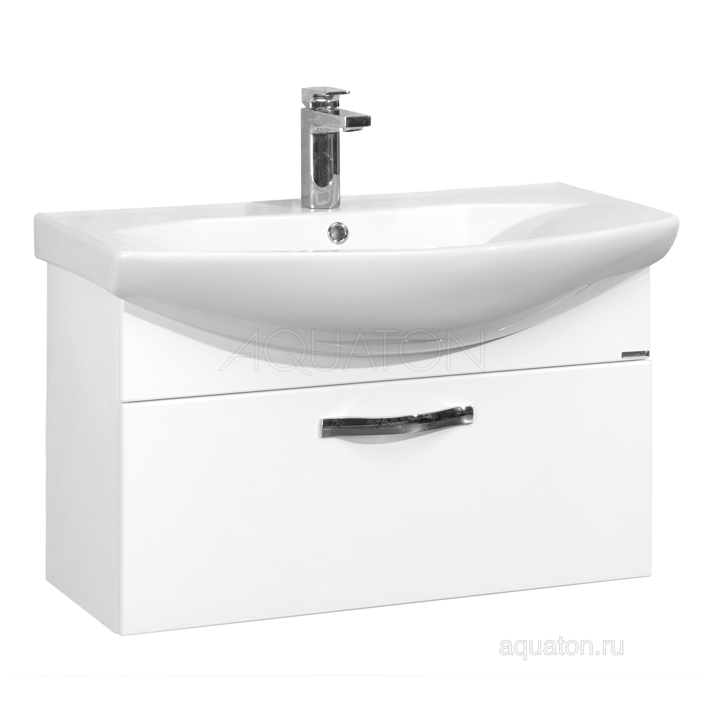 Тумба с раковиной Aquaton Ария 80 1A1417K0AA010