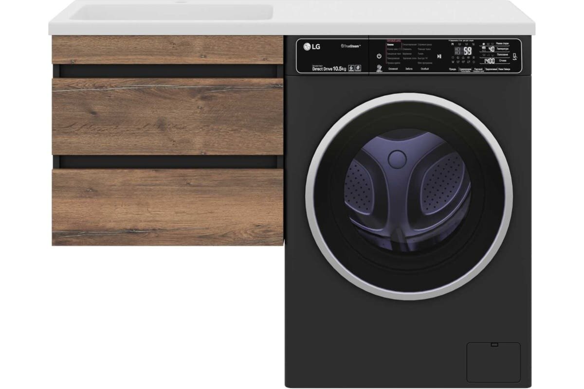 фото Тумба под стиральную машину Misty Коломбо 60 П-Кол06060-011П2Я