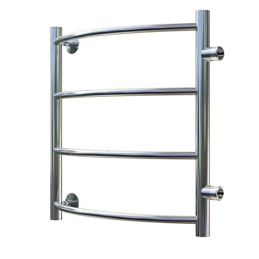 фото Полотенцесушитель водяной Тругор 476х596мм форма лесенка 4 перекладины универсальное подключение