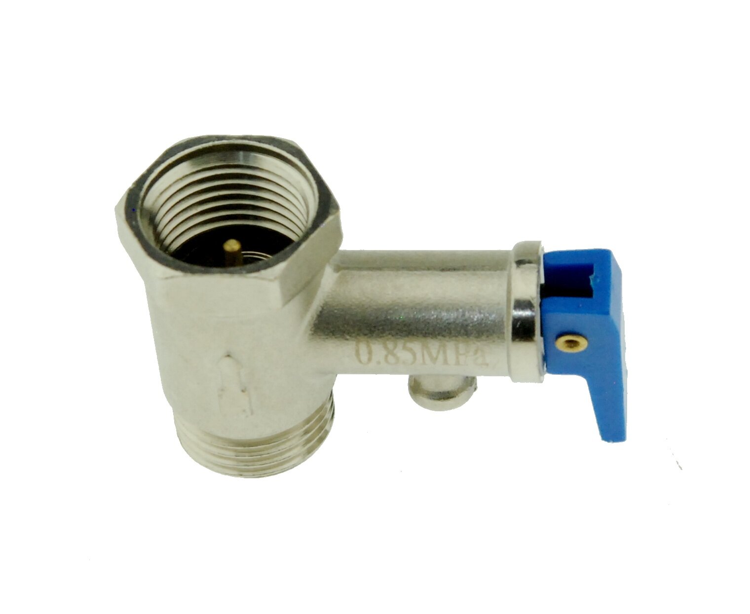 Предохранительный (обратный) клапан с рычажком водонагревателя 1/2" 85 бар