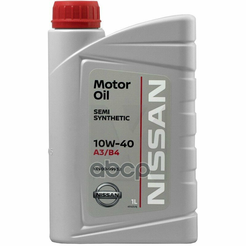 NISSAN Ke90099932r_масло Моторное 10W40 (1L) Eu! Motor Oil Nissan Api Sl/Cf