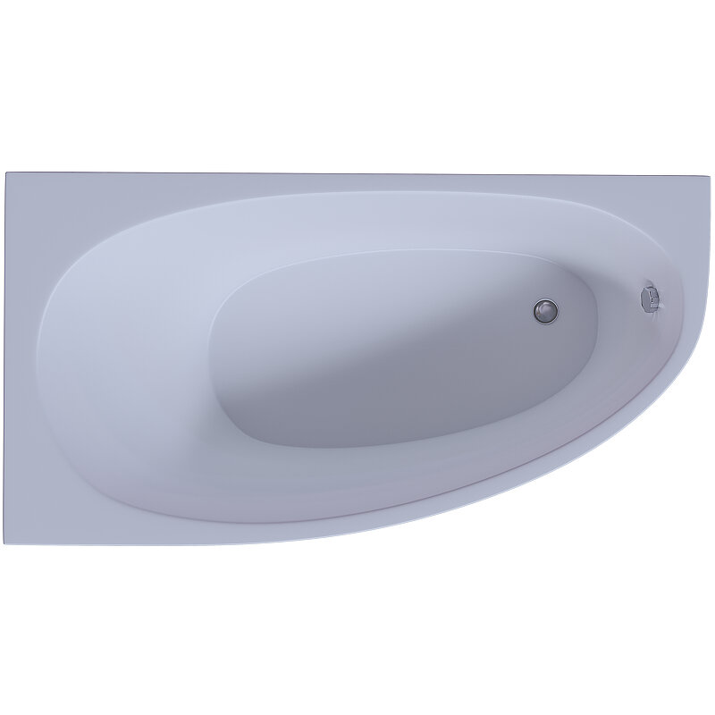 Акриловая ванна Aquatek Eco-friendly Дива 150х90 L DIV150-0000001 без панелей каркаса и слив-перелива