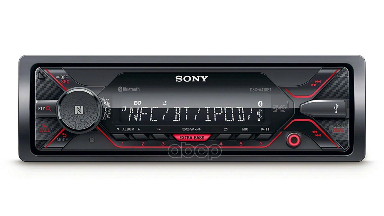 Магнитола Автомобильная 1Din Sony SONY арт. DSX-A410BT