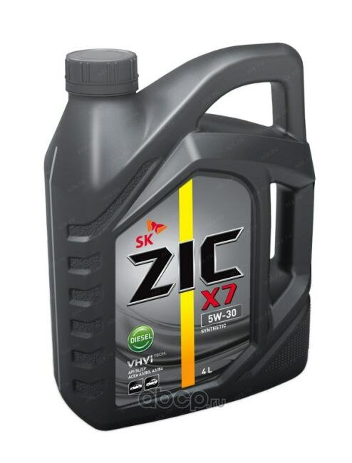 Моторное масло Zic 162610 Масло моторное ZIC X7 Diesel 5W30 синтетическое 4 л