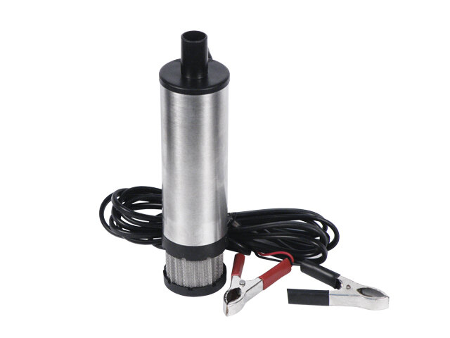 фото Насос электрический JC-147 12V погружной для перекачки топлива с фильтром d=50мм