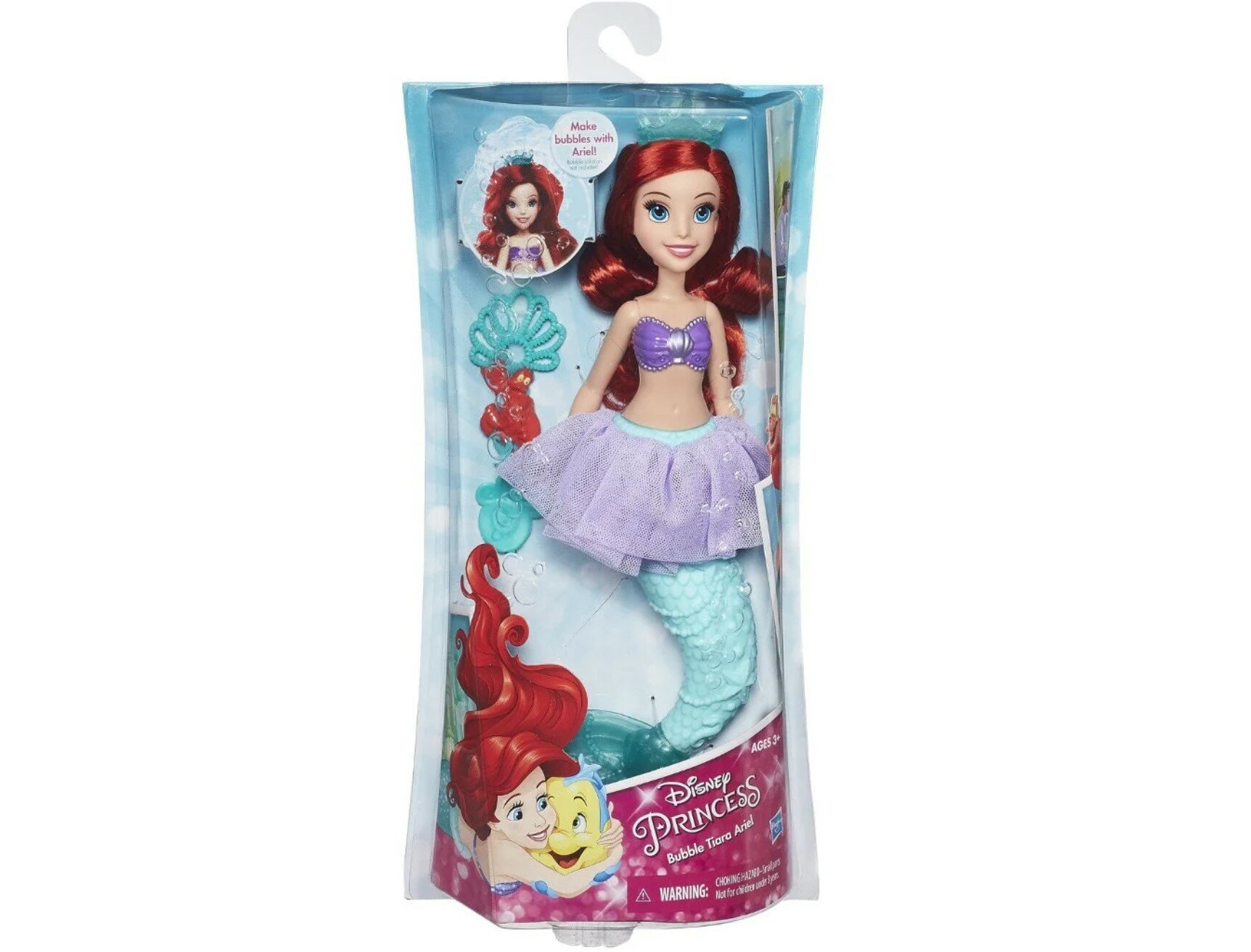 Кукла Hasbro Disney Princess Ариель, для игры с водой B5302