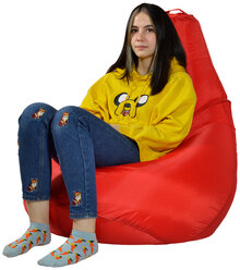 Кресло-мешок Груша (цвет красный, размер XXL) PuffMebel