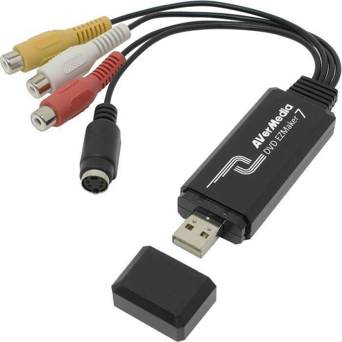 DVD EZMaker 7, USB2.0 карта видеозахвата, (C039), RTL, {66} (674595)