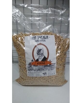 фото Наполнитель Кот ученый 10 л древесный комплект из 3 штук